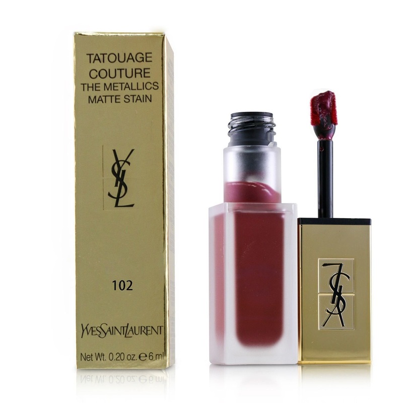Yves Saint Laurent Tatouage Couture The Metallics - # 102 Iron Pink Spirit  6ml/0.2oz