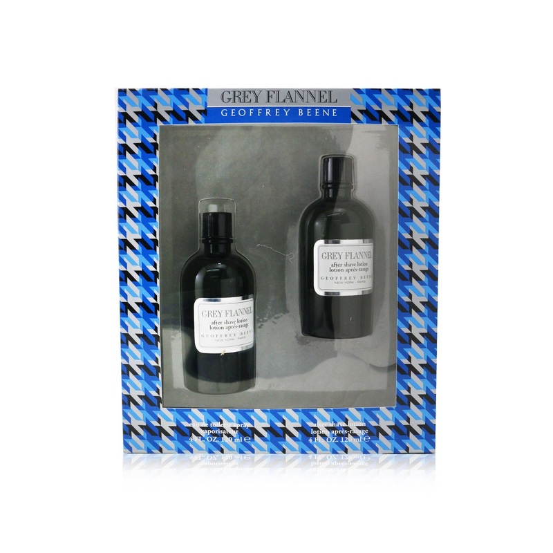 Geoffrey Beene Grey Flannel Coffret: Eau De Toilette Spray 120ml/4oz + After Shave Lotion 120ml/4oz  2pcs