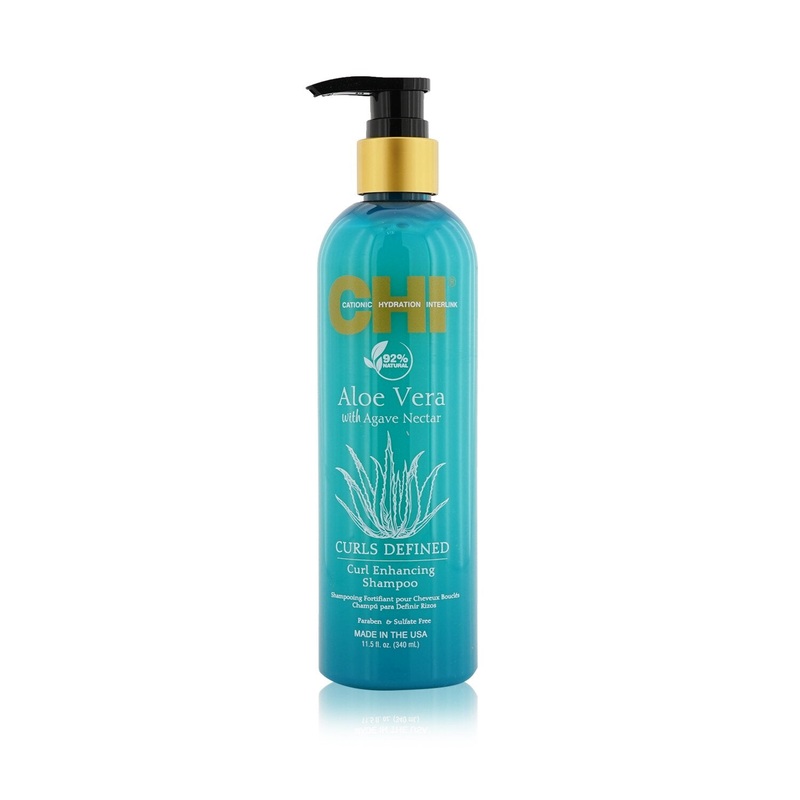 CHI Aloe Vera with Agave Nectar Curls Defined Curl Enhancing Shampoo  340ml/11.5oz