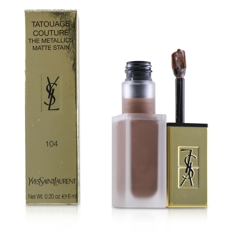 Yves Saint Laurent Tatouage Couture The Metallics - # 104 Rose Gold Riot  6ml/0.2oz