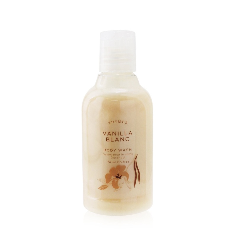 Thymes Vanilla Blanc Petite Body Wash  74ml/2.5oz