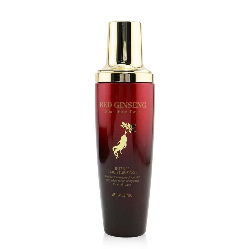 3W Clinic Red Ginseng Nourishing Toner (Intense Moisturizing)  130ml/4.4oz