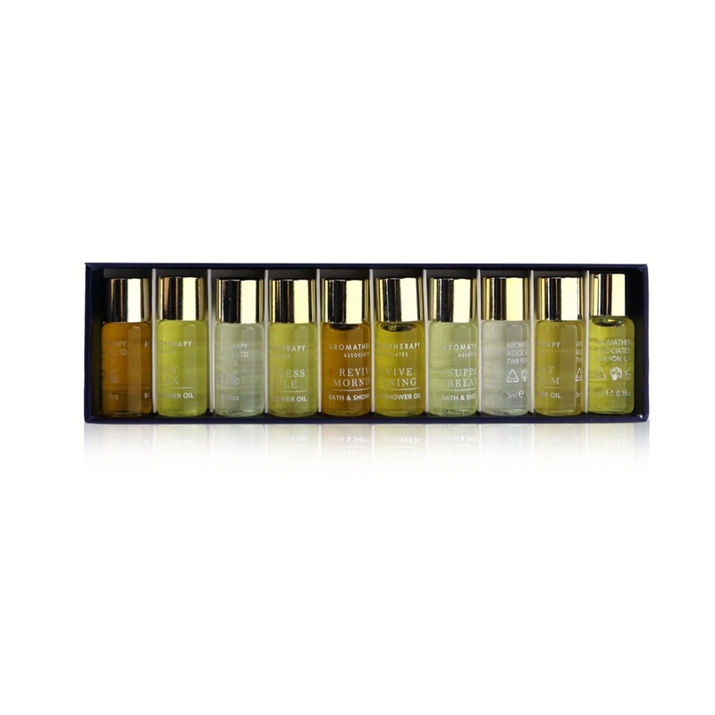 Aromatherapy Associates Discovery Bath & Shower Oil Collection (Ten Wellbeing Experiences)  10x3ml/0.1oz