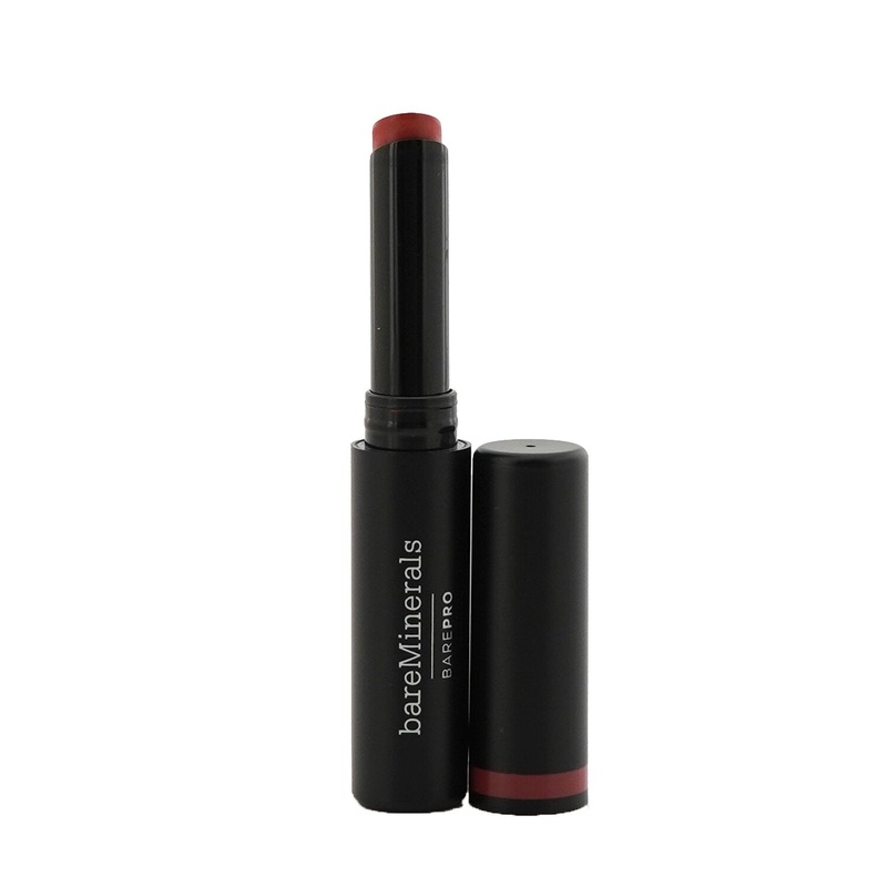 BareMinerals BarePro Longwear Lipstick - # Geranium (Box Slightly Damaged)  2g/0.07oz