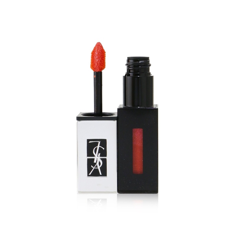 Yves Saint Laurent Rouge Pur Couture Vernis A Levres The Holographics Glossy Stain - # 506 Orange Gaming  6ml/0.2oz