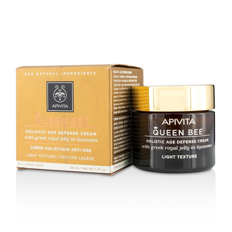 Apivita Queen Bee Holistic Age Defense Cream Light Texture (Exp. Date: 02/2022)  50ml/1.7oz