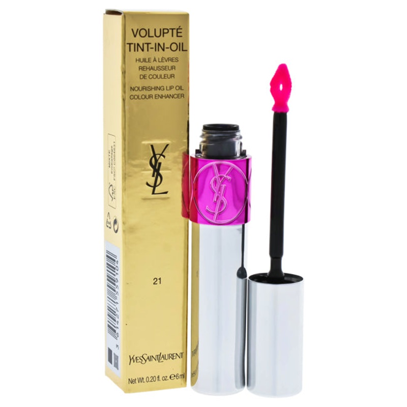 Yves Saint Laurent Volupte Tint-In-Oil - 21 Break My Fuchsia by Yves Saint Laurent for Women - 0.2 oz Lip Gloss