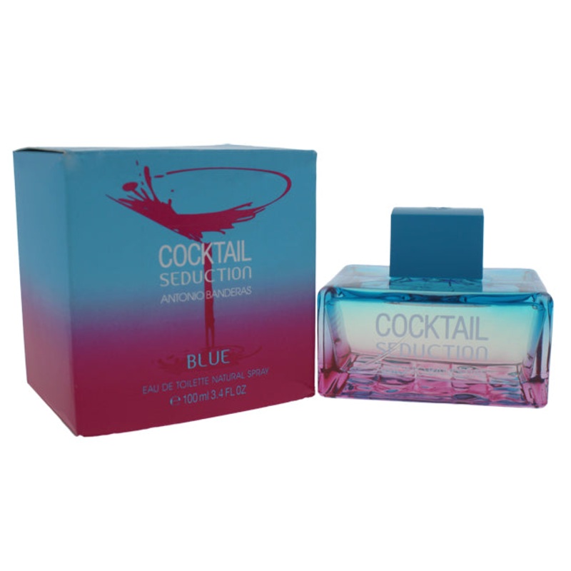 Antonio Banderas Cocktail Seduction Blue by Antonio Banderas for Women - 3.4 oz EDT Spray