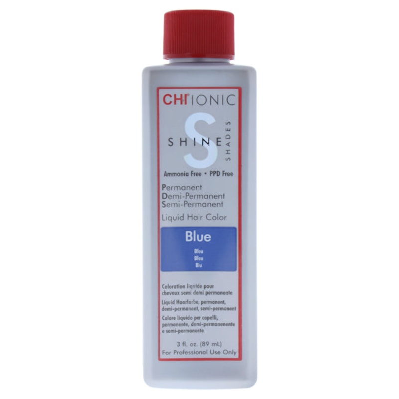 CHI Ionic Shine Shades Liquid Hair Color - Blue by CHI for Unisex - 3 oz Hair Color