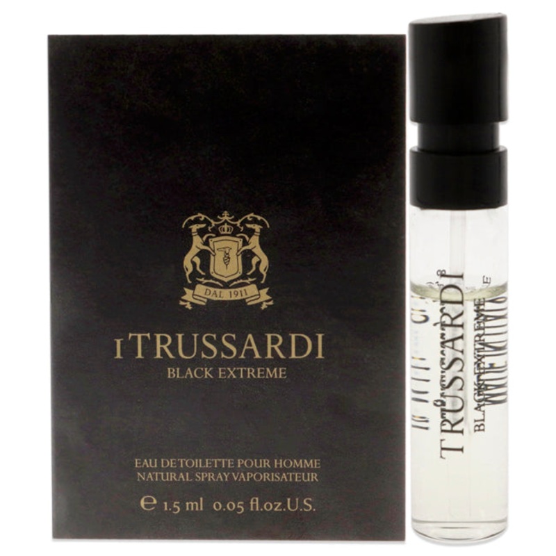 Trussardi Black Extreme by Trussardi for Men - 1.5 ml EDT Spray (Mini)