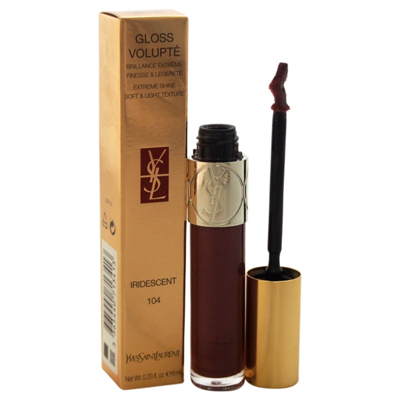 Yves Saint Laurent Gloss Volupte - 104 Prune Organdi by Yves Saint Laurent for Women - 0.2 oz Lip Gloss