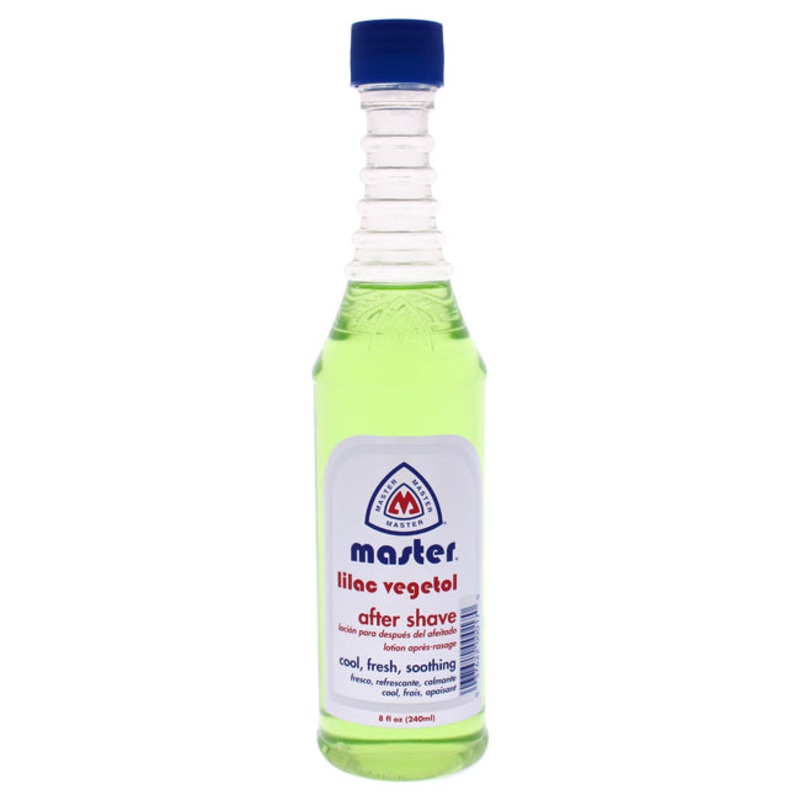 Master Well Comb Lilac Vegetol After Shave Lotion by Master Well Comb for Men - 8 oz After Shave Lotion