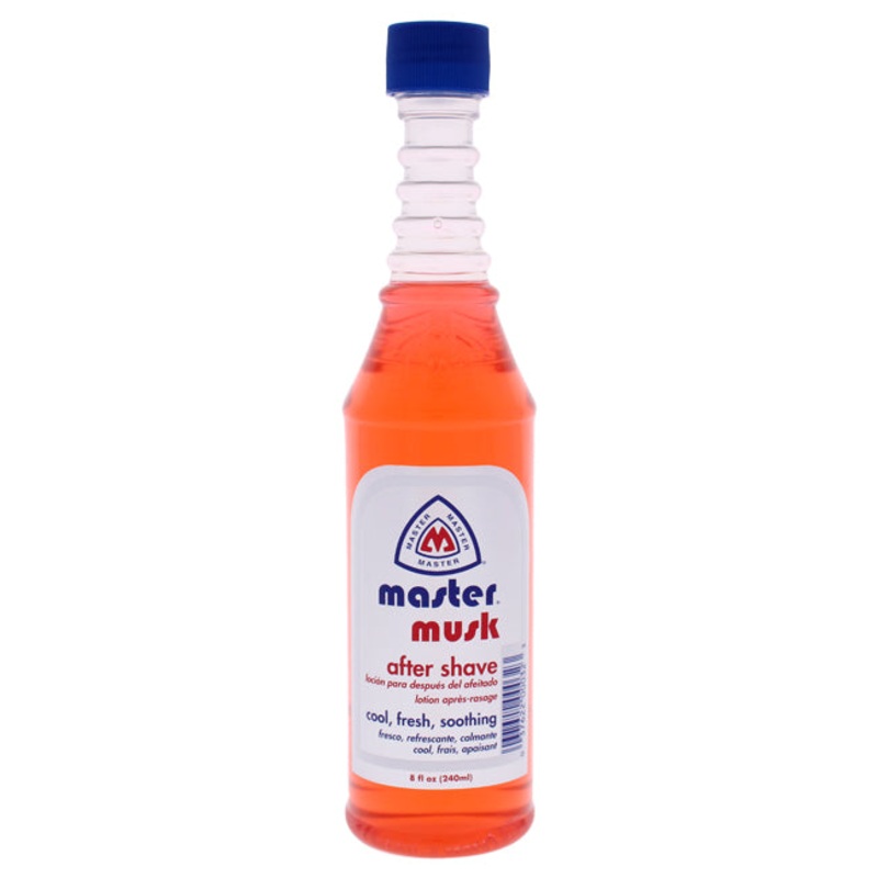 Master Well Comb Red Musk After Shave Lotion by Master Well Comb for Men - 8 oz After Shave Lotion