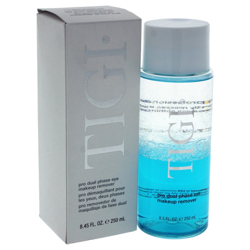 TIGI Pro Dual Phase Eye Makeup Remover by TIGI for Women - 8.45 oz Makeup Remover