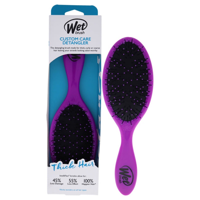 Wet Brush Original Detangler for Thick Hair Brush - Purple by Wet Brush for Unisex - 1 Pc Hair Brush
