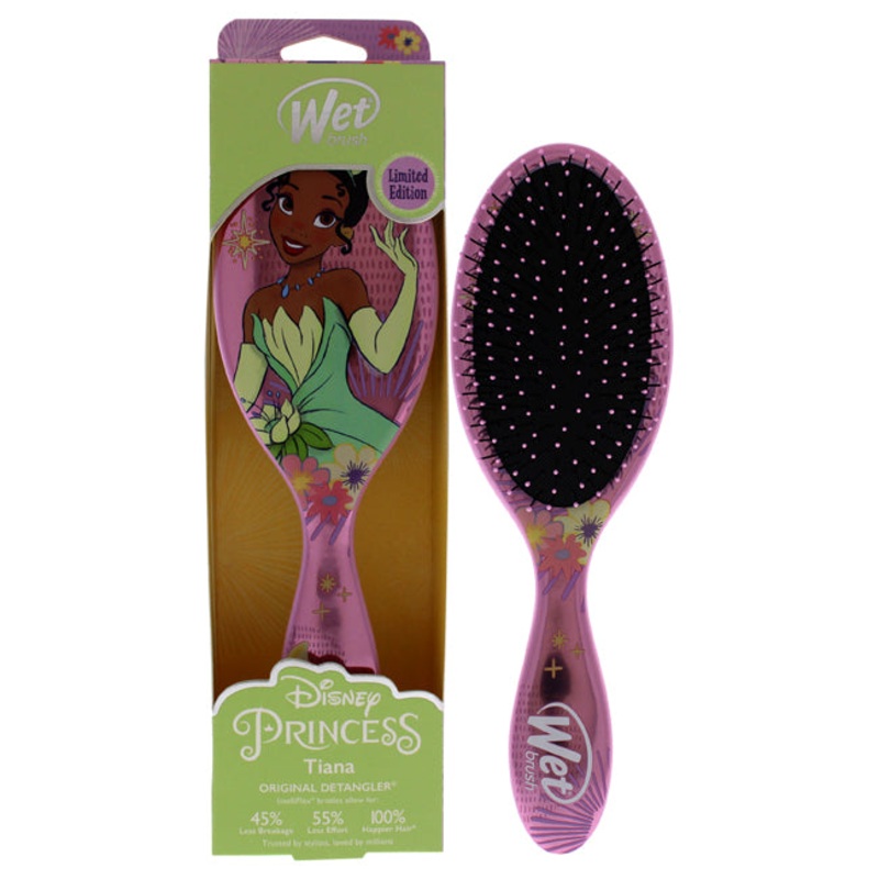 Wet Brush Original Detangler Princess Wholehearted Brush - Tiana Light Purple by Wet Brush for Unisex - 1 Pc Hair Brush