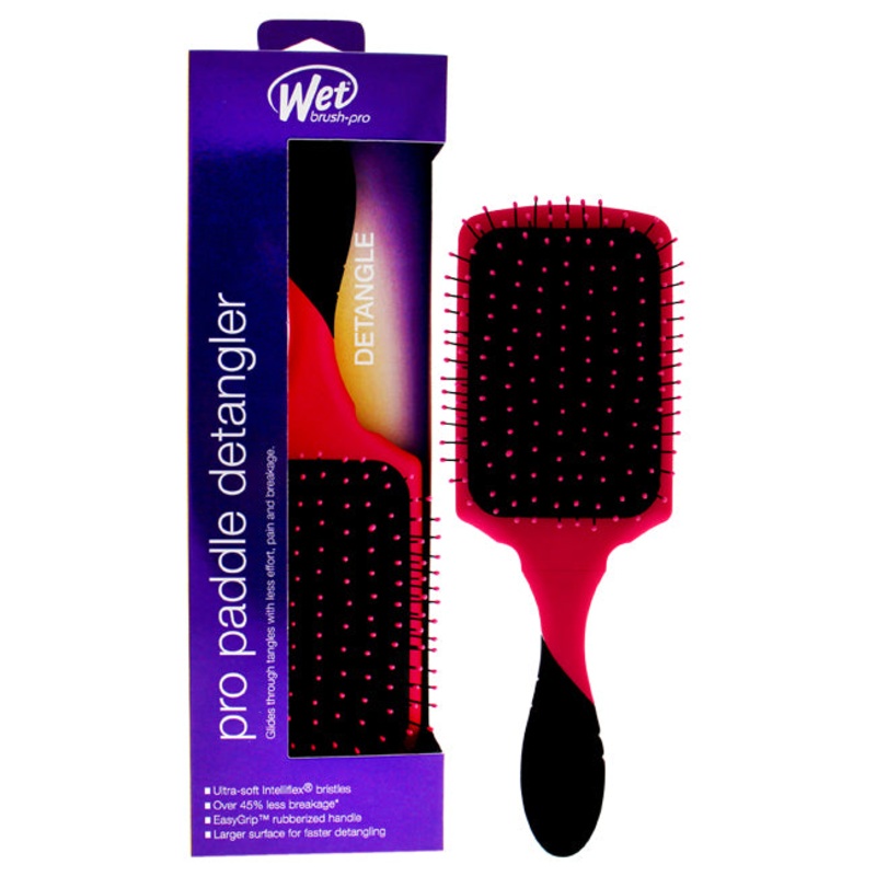 Wet Brush Pro Paddle Detangler Brush - Pink by Wet Brush for Unisex - 1 Pc Hair Brush