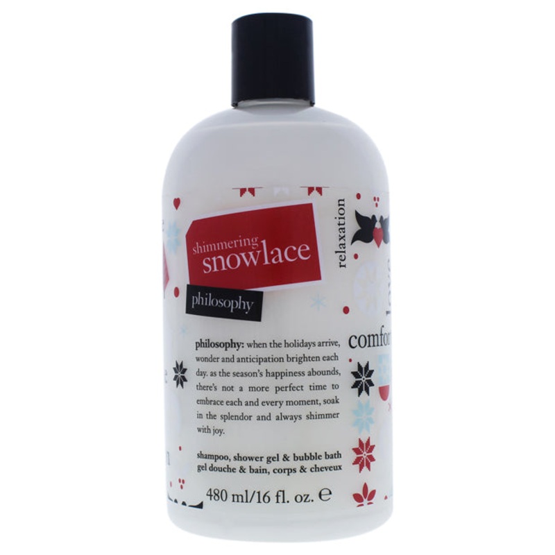 Philosophy Shimmering Snowlace Shampoo Bath and Shower Gel by Philosophy for Women - 16 oz Shower Gel